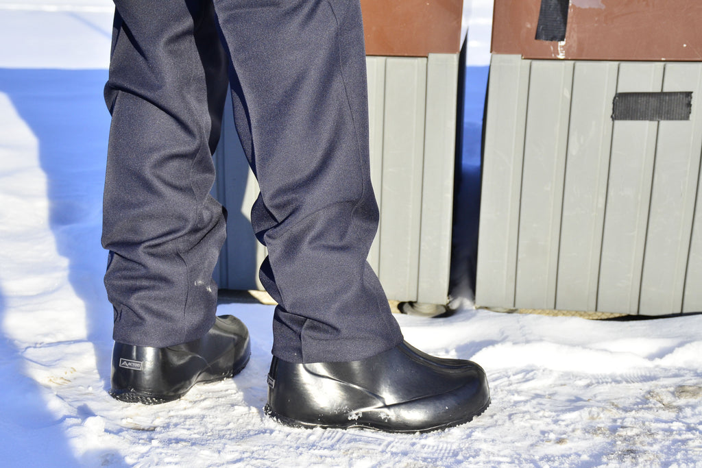 Prince, Noir | Couvre-chaussures de ville en caoutchouc naturel - Wilkuro Canada